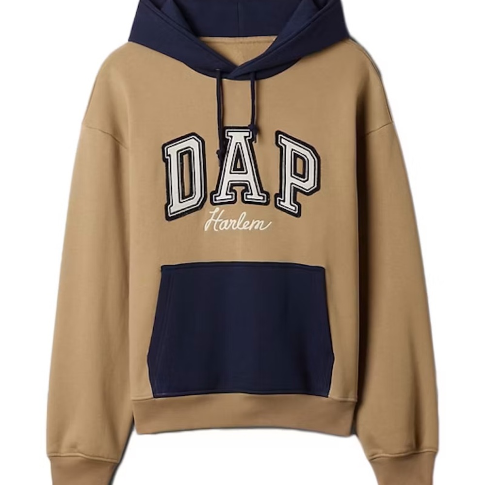 NWT SEALED Gap x Dapper Dan DAP Harlem Hoodie Khaki XXL